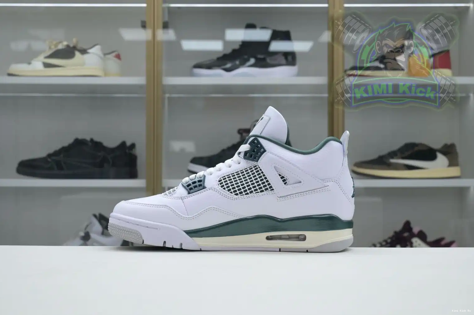 Jordan Green Oxidized Kimikick Air 4 0821